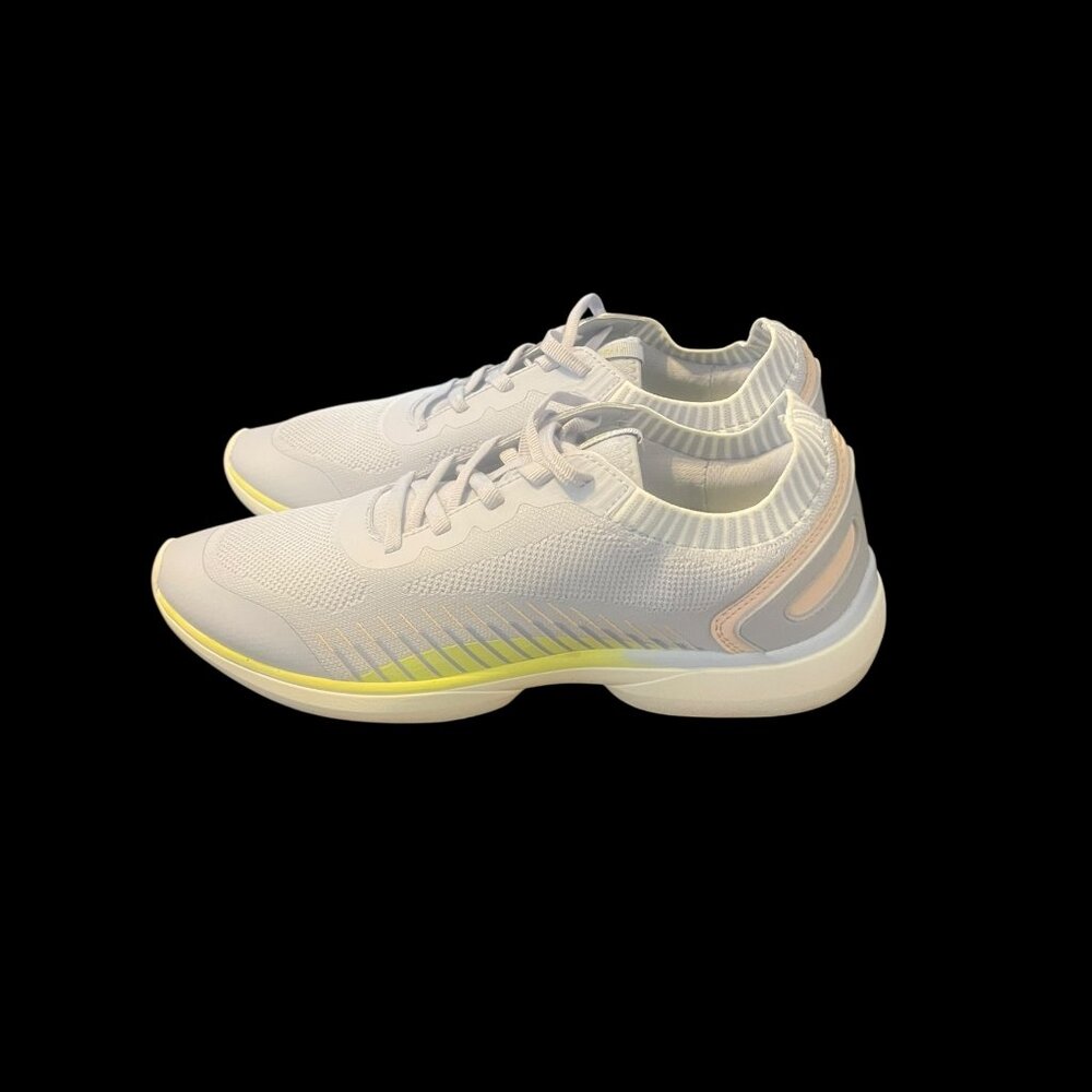 Vionic Women's Light Gray and Pale Pink Sneakers - Picture 7 of 14